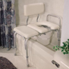 Picture of Carex Padded Transfer Bench with Commode