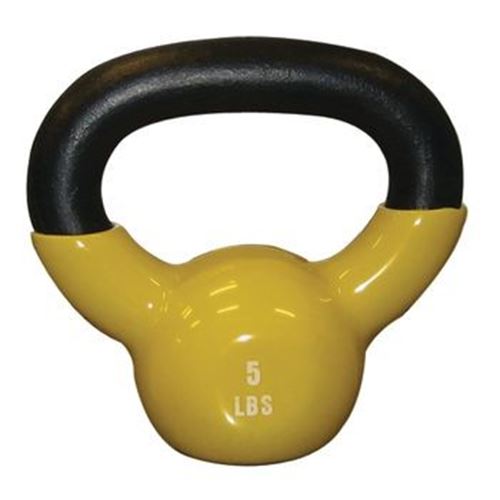 Picture of Cando® Kettle Bell - 5 lbs, Yellow