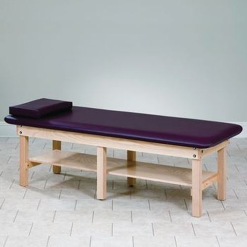 Picture of Clinton Bariatric Treatment Table with Shelf- 78"L x 31"H x 30"W, Slate Blue***CALL or EMAIL FOR QUOTE***