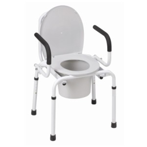 Picture of Briggs® Drop Arm Commode**OVERSIZED**