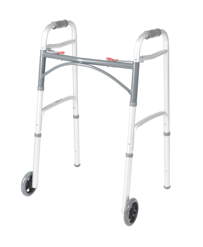 Picture of DRIVE Rolling Walker, Deluxe Adult Two Button With 5" Wheels, CASE OF 4