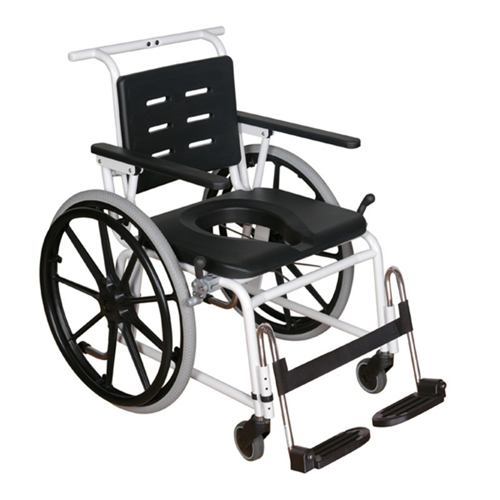Picture of Combi Shower Chair, self-propelled, standard with Footrests