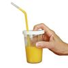 Picture of Sip-Tip Drinking Cup With Lid & One-way Valve & 10 straws