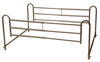 Picture of Tool-Free Adjustable Length Home-Style Bed Rails 36"-72" 1pr/cs