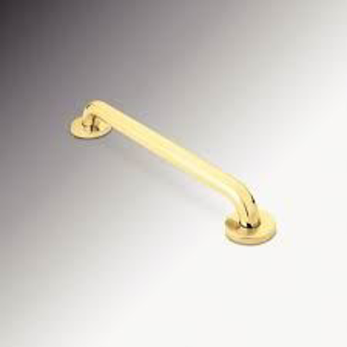 Picture of Polished Brass Finish Grab Bar, 1-1/4" Diameter, 18" long