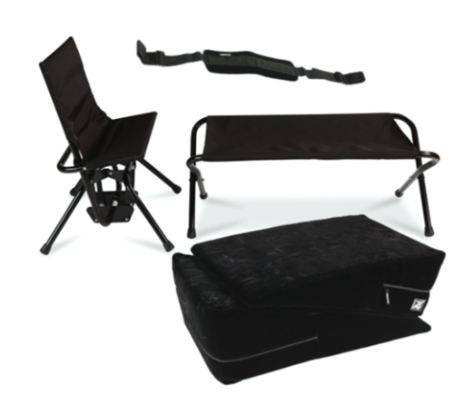 Picture of Intimate Rider Spinal Cord Intimacy Seat Set: High back glider chair, mate positioner chair and wedge system, positioner strap
