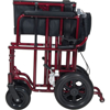 Picture of Bariatric Aluminum Transport Chair, with 12" Rear Wheels, 22" x 18"