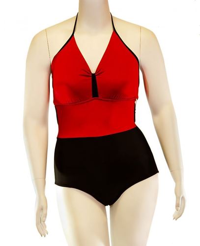 Picture of Two-Tone One Piece Swim