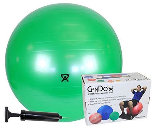 Picture of Cando Exercise Ball Kit- 65 cm, For individuals 5'4" to 6'