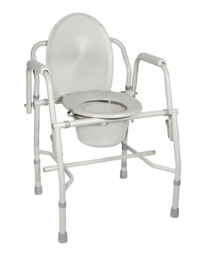 Picture of Replacement Padded Seat for Drive Deluxe Steel Drop-Arm Commode