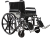 Picture of Heavy Duty Extra Wide Wheelchair Elevating Footrests