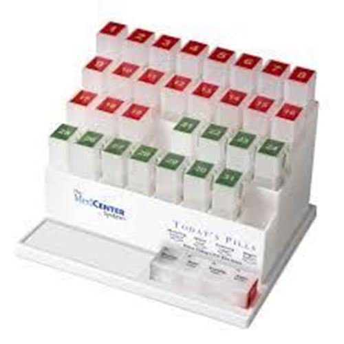Picture of MEDCENTER MONTHLY PILL ORGANIZER