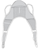 Picture of U-Sling With Head Support Padded