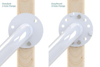 Picture of Easy Mount Grab Bar, White