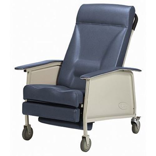 Picture of Invacare Three-Position Recliner Deluxe Wide Recliner, BlueRide