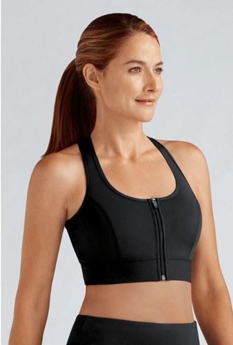 Picture of Pocketed Sports Bra with Zipper