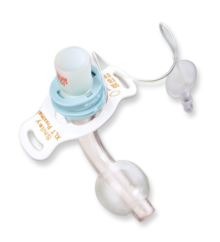 Picture of Shiley XLT Tracheostomy Tube, Cuffed, with DIC (#80XLTCP) : extended-length