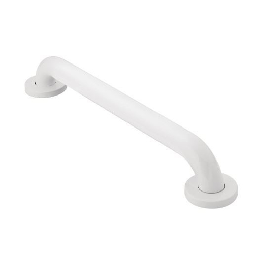 Picture of White Powdercoated Steel Grab Bar, 18" L, 1-1/2" D
