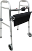 Picture of ProBasics Two-Button Folding Rolling Walker with Wheels and Roll-Up Seat