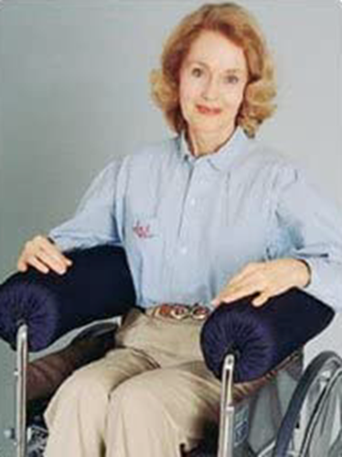 Picture of Skil-Care™ Lateral Stabilizer/Armrest Bolster- Desk, 6"H x 6"W x 11"L