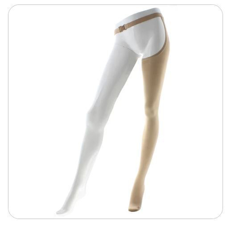 Picture of AW Style 217L/R Compression Stockings Closed Toe Chap-20-30 mmHg, Beige