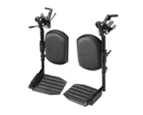Picture of Invacare Elevating Leg Rests w/ Aluminum Footplates