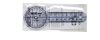 Picture of Baseline Plastic Goniometer, 360 Degree Head - 6 inch Arms
