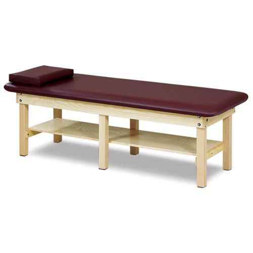 Picture of Clinton Bariatric Treatment Table with Shelf- 78"L x 26"H x 30"W, Black***CALL or EMAIL FOR QUOTE***