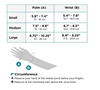 Picture of AW Style 701 Lymphedema Gauntlet - 15-20mmHg