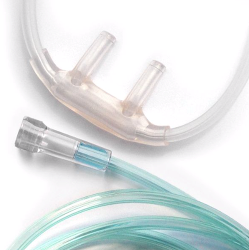 Picture of Super Soft Nasal Cannula w/ Attached 7 Foot Tubing