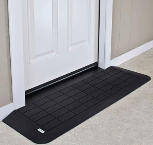Picture of EZ Edge Threshold Ramp  4.50in x 56in x 48in, black, 4 pc assembly