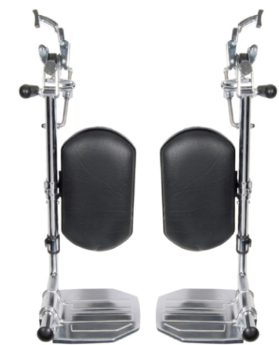 Picture of Heavy Duty Extra Wide Wheelchair Elevating Footrests