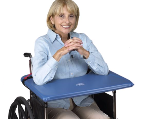 Picture of Skil-Care™ Softop Wheelchair Tray- 24"–26" Nylon, Black