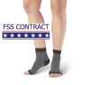 Picture of AW Plantar Fasciitis Relief Socks - 40 mmHg, Black