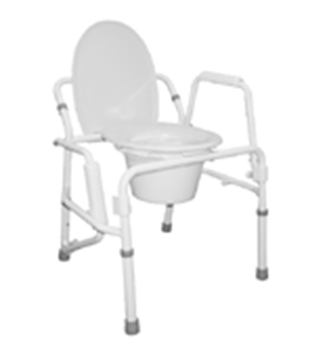 Picture of Drop-Arm Commode, Base: 25"W x 20"D (OVERSIZED)