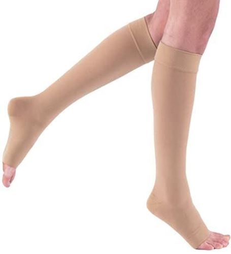 Picture of Jobst Relief Medical Legwear, Beige Knee High, Open Toe, 20-30 mmHg, Medium
