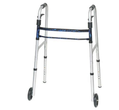 Picture of ProBasics Sure Lever Release Folding Rolling Walker with 5" Wheels