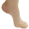 Picture of AW Style 257 Microfiber Opaque Closed Toe Thigh High w/Dot Silicone Band - 15-20 mmHg- Sand