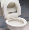 Picture of Hinged Elevated Toilet Seats-Elongated