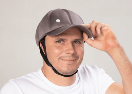 Picture of Baseball Cap Medical Grade Protective Helmet, Platin