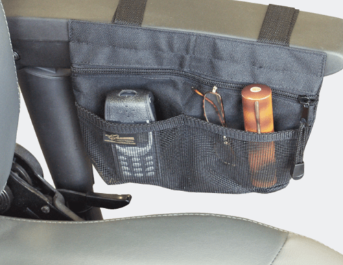 Picture of Side Pouch for Wheelchairs, 3 Mesh pockets and 1 Zipper Product