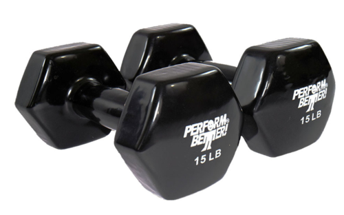Picture of Vinyl Covered Dumbbells - Sold In Pairs- 15 lbs.