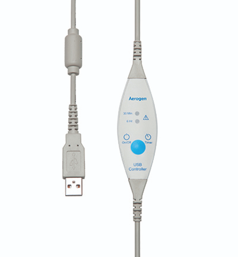 Picture of USB Controller and AC/DC Plug for Aerogen Nebulizers