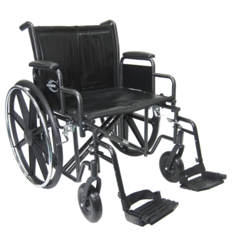 Picture of Bariatric Wheelchair 24" Seat Width K900 with Elevating Legrest