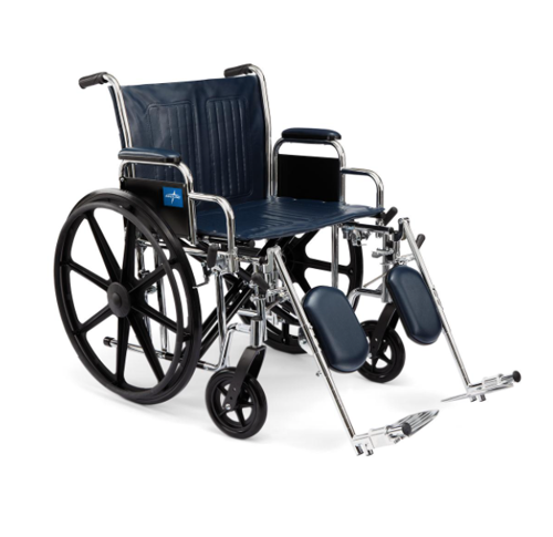 Picture of Excel Wheelchair with Removable Arms and Elevating Footrests