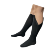Picture of (BIG & TALL) Original Closed Toe 20-30 mmHg Zipper Firm Compression Leg Swelling Socks- Black