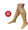 Picture of Closed/Open Toe 15-20 mmHg Moderate Compression Leg Circulation YKK Zipper Socks