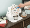 Picture of Locked Automatic Pill Dispenser | Blue and White Tray