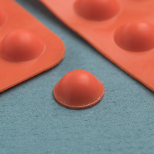 Picture of Bump Dot Orange, Round Medium, 25 per pack