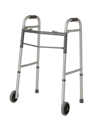 Picture of Guardian Two-Button Folding Rolling Walkers with 5" Wheels